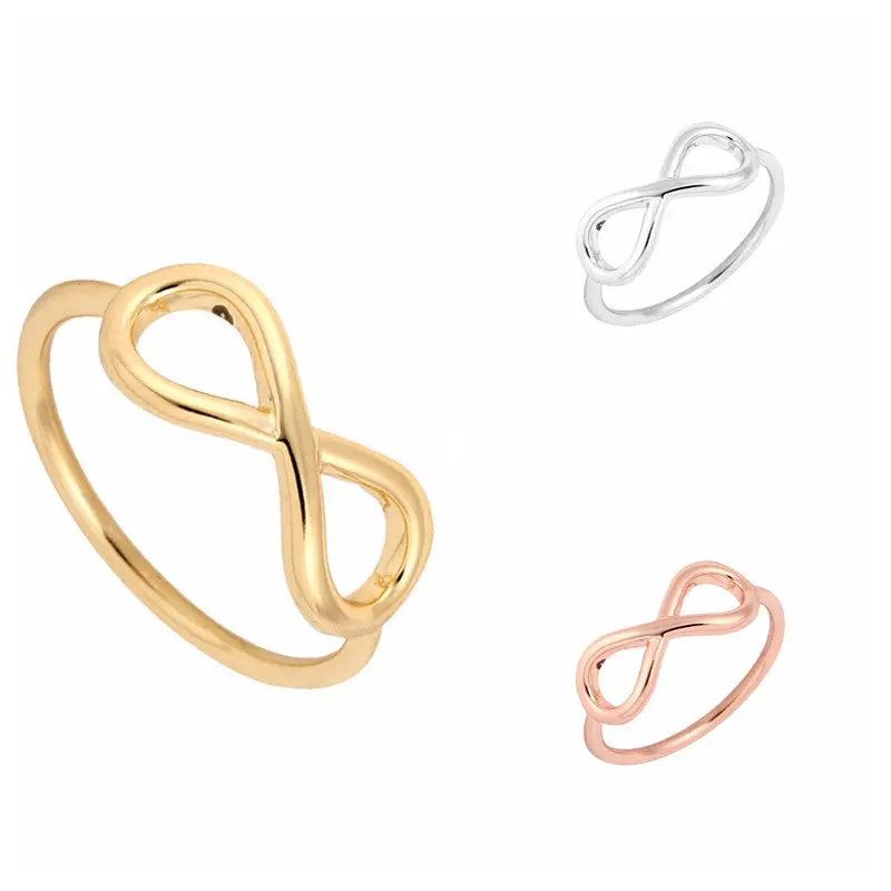 Bridemaid Gifts Infinite Knuckle Rings Ever Tiny Rings Eternity Rings Jewelry Eight Rings 1