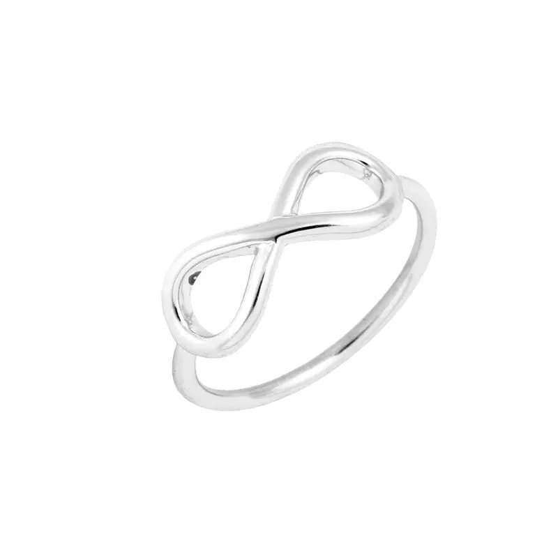 Bridemaids Gifts Infinity Rings 18K Gold Silver 8 Shape Infinite Knuckle Rings Pinky Rings 30Pcs- 2