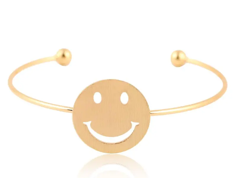 Brushed Simle Face Bracelet Bangles Party Gifts G080 1