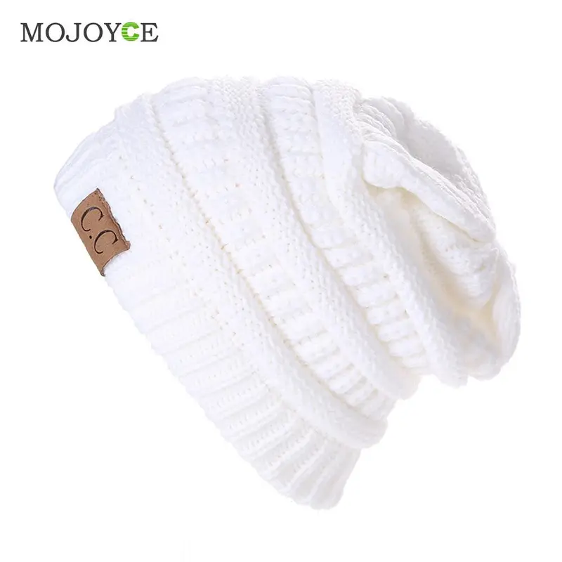Bubble Knit Slouchy Baggy Beanie Oversize Hat Ski Slouchy Cap Skull Knitted Hats For Women Gorro Hat Gorro 2