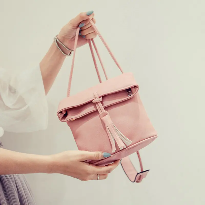Bucket Bag Women Pu Leather Handbag Ladies Shoulder Bag Cross Bag Women Messenger Bags 3
