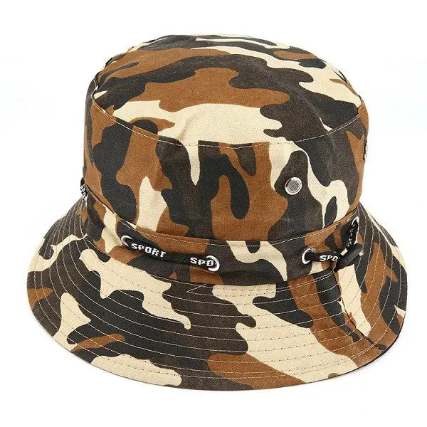 Bucket Hat Flat Hunting Fishing Outdoor Beach Cap 8 Colors 7