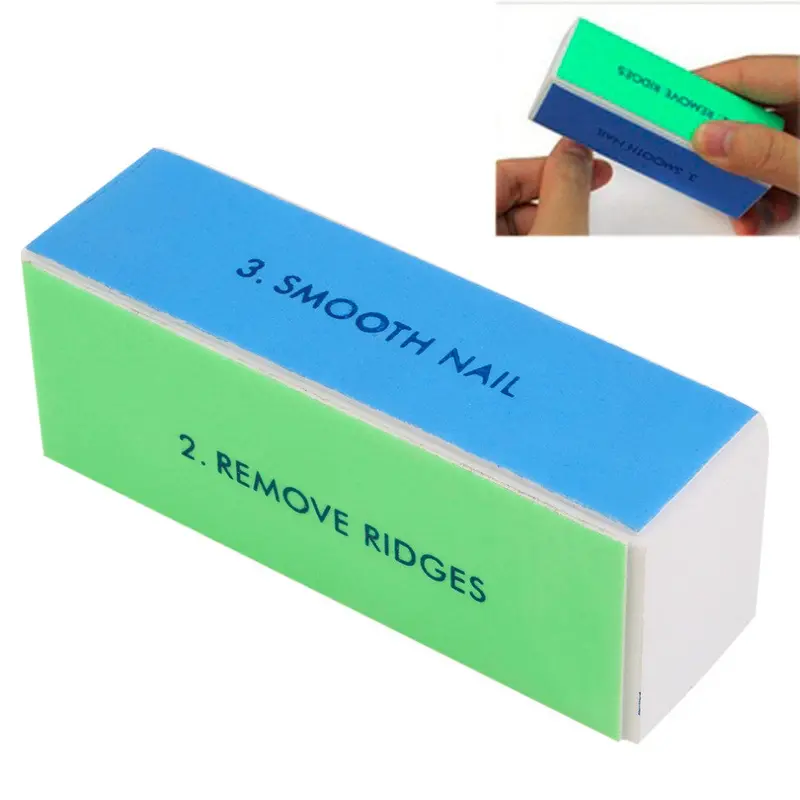 Buffer Buffing Sanding Filesgirls Acrylic Pedicure Icure Polish Nail Buffer Buffing Block 4 Way File Salon 1
