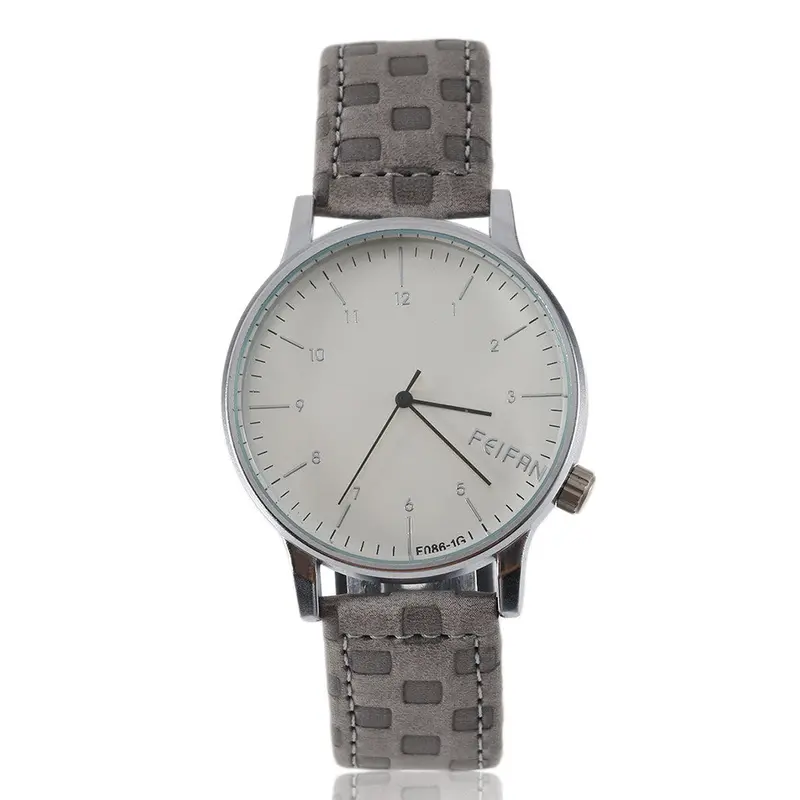 Business Casual Exquisite Arabic Numerals Leather Watch Quartz Analog Classic Simple Wrist Watches Relojes 1