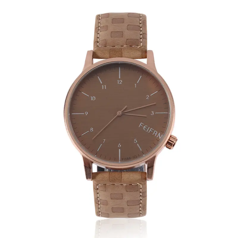 Business Casual Exquisite Arabic Numerals Leather Watch Quartz Analog Classic Simple Wrist Watches Relojes 3