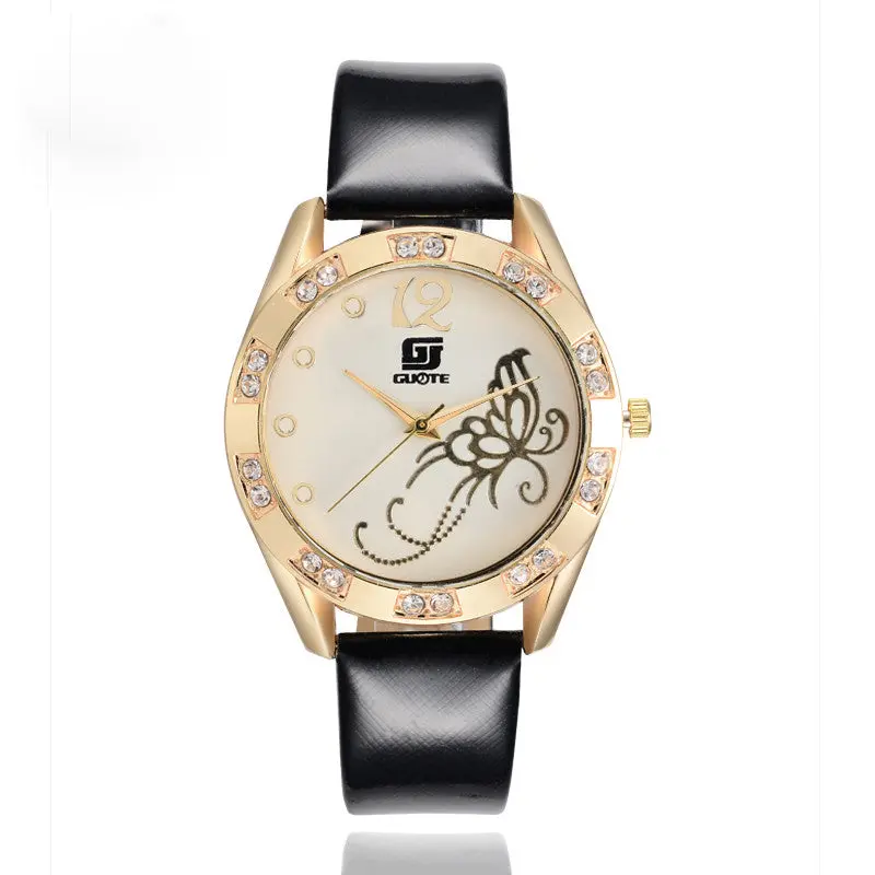 Butterfly Guote Watch Women Watches Women Top Famous Luxury Casual Quartz Watch Ladies Watches Relojes Mujer 1