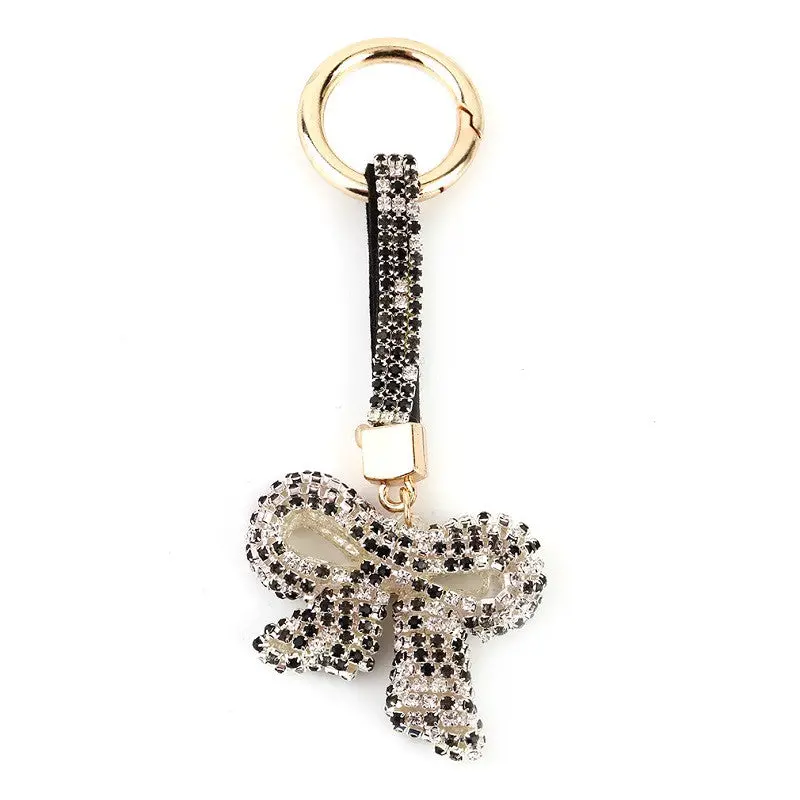 Butterfly Knot Style Platedstyle Shinning Keychain Key Ring Jewelry For Friends Lovers Great Gift 2