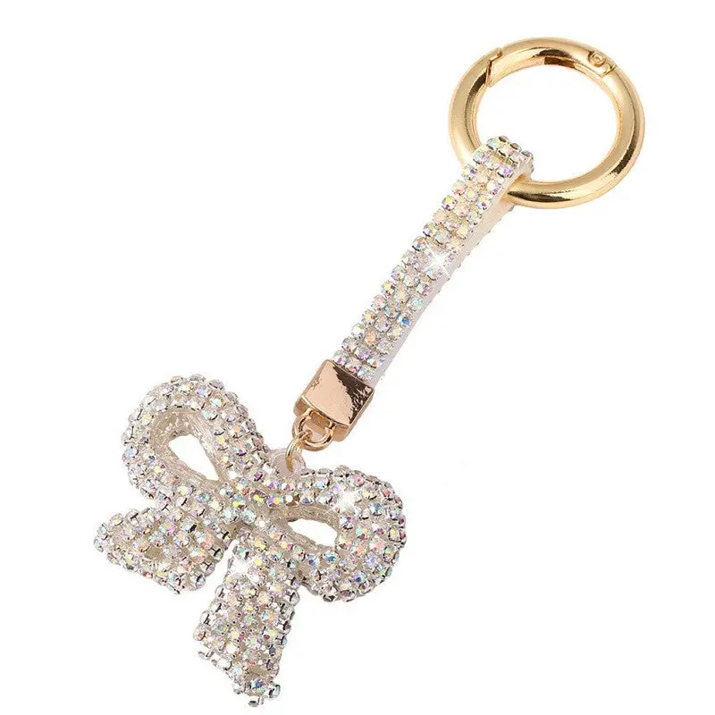 Butterfly Knot Style Platedstyle Shinning Keychain Key Ring Jewelry For Friends Lovers Great Gift 3