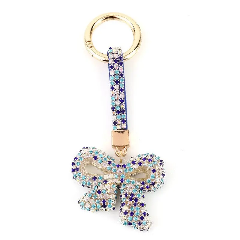 Butterfly Knot Style Platedstyle Shinning Keychain Key Ring Jewelry For Friends Lovers Great Gift 5