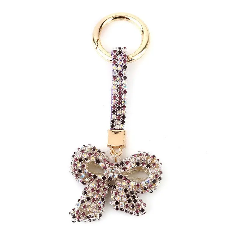 Butterfly Knot Style Platedstyle Shinning Keychain Key Ring Jewelry For Friends Lovers Great Gift 6