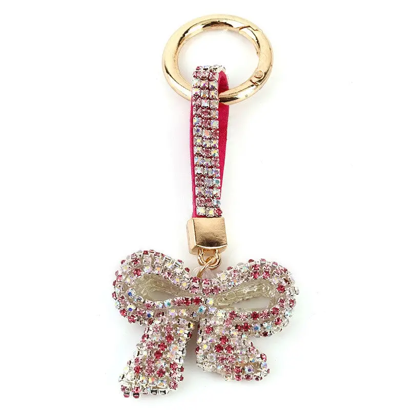 Butterfly Knot Style Platedstyle Shinning Keychain Key Ring Jewelry For Friends Lovers Great Gift 7