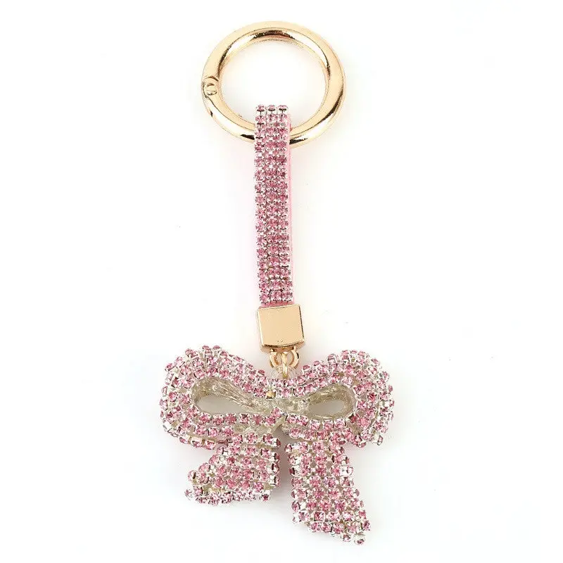 Butterfly Knot Style Platedstyle Shinning Keychain Key Ring Jewelry For Friends Lovers Great Gift 8