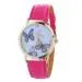 Butterfly Pattern Women Colored Pu Leather Watch Orologi Donna Relgio Feminino Feida 4