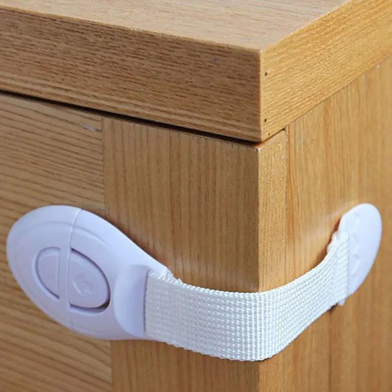 Cabinet Door Drawers Refrigerator Toilet Lengthened Bendy Safety Plastic Locks For Child Kid Baby Safety 1