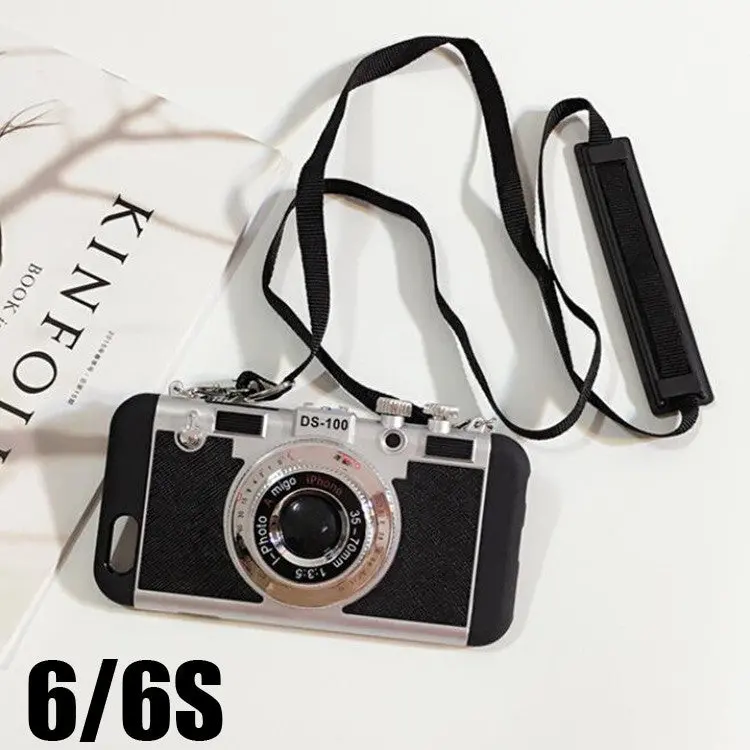 Camera Design Tpu+Pc Phone Case Cover For Iphone 6 6S 4.7" Plus 5.5" Phone Cases Mobile Phone 1