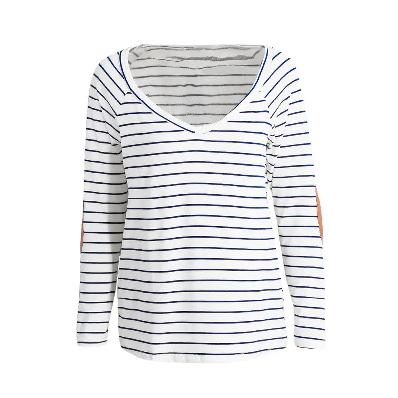 Camisass Long Sleeve Tshirt Women T Shirt Women Tops Poleras De Mujer Stripe T-Shirt Blusa Lady Veste Femme 1