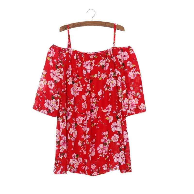 Camisetas Style Tshirts Print Tops Off The Shoulder Strap T Shirt Women Sexy Tees 4