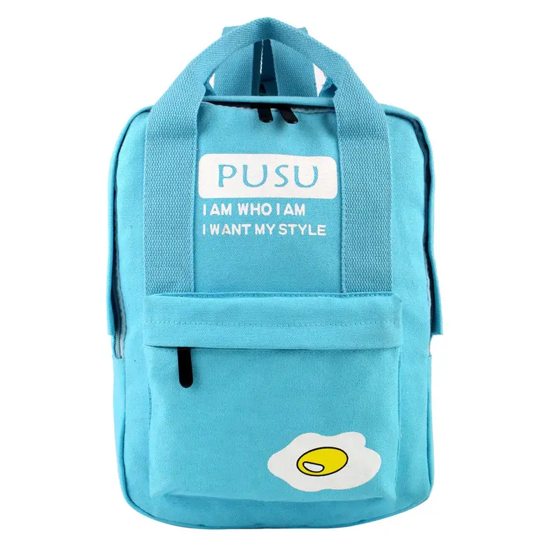 Candy Color Canvas Backpack Women Shoulder School Bags For Teenagers Rucksacks For Girls Bagpack Bolsa Mochila Feminina 3