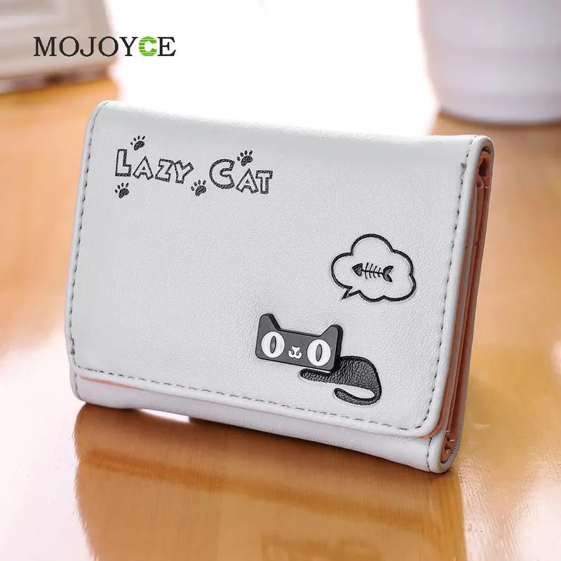 Candy Color Women Wallets Girl Purse Card Holder Cartoon Pu Leather Clutch Bag Handbag Carteira Womens Wallets And Purses 6