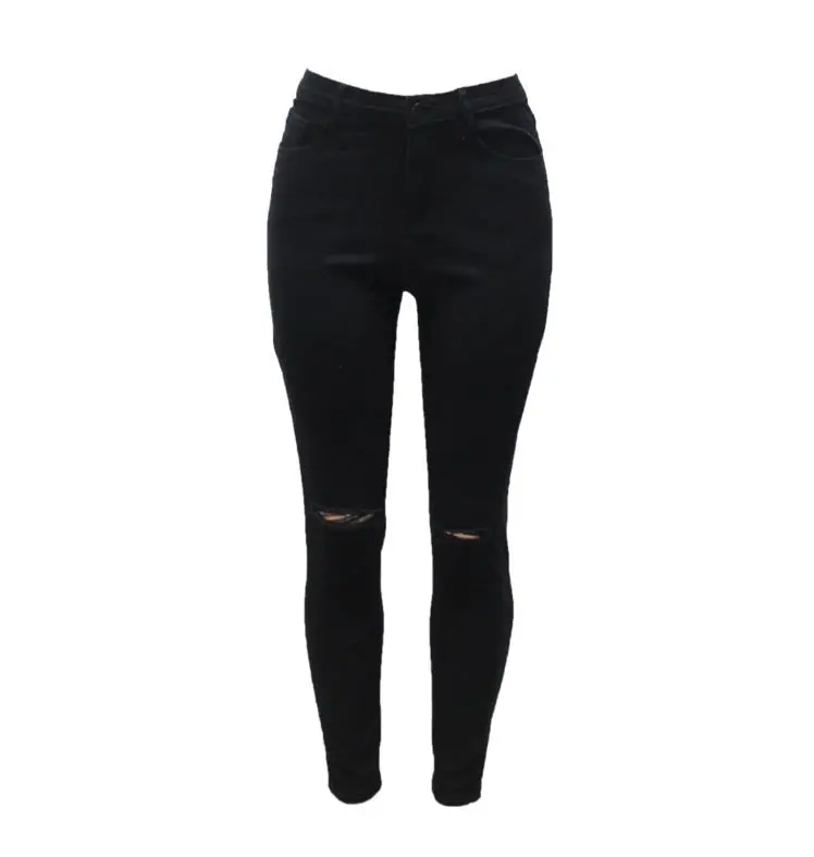 Candy Colors Jeans Femme High Waisted Skinny Jeans Woman Sexy Hip Lift Women Cotton Broken Hole Jeans Pencil Pants Xxxl 1