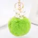 Candy Colors Pompom, Fur Ball Cell Phone Car Keychain Cool Gifts For Women Bag Key Chain Charm Key Ring Llaveros 8Cm Feida 1