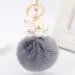 Candy Colors Pompom, Fur Ball Cell Phone Car Keychain Cool Gifts For Women Bag Key Chain Charm Key Ring Llaveros 8Cm Feida 2