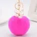 Candy Colors Pompom, Fur Ball Cell Phone Car Keychain Cool Gifts For Women Bag Key Chain Charm Key Ring Llaveros 8Cm Feida 3