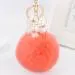 Candy Colors Pompom, Fur Ball Cell Phone Car Keychain Cool Gifts For Women Bag Key Chain Charm Key Ring Llaveros 8Cm Feida 5