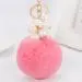 Candy Colors Pompom, Fur Ball Cell Phone Car Keychain Cool Gifts For Women Bag Key Chain Charm Key Ring Llaveros 8Cm Feida 6