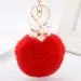 Candy Colors Pompom, Fur Ball Cell Phone Car Keychain Cool Gifts For Women Bag Key Chain Charm Key Ring Llaveros 8Cm Feida 8