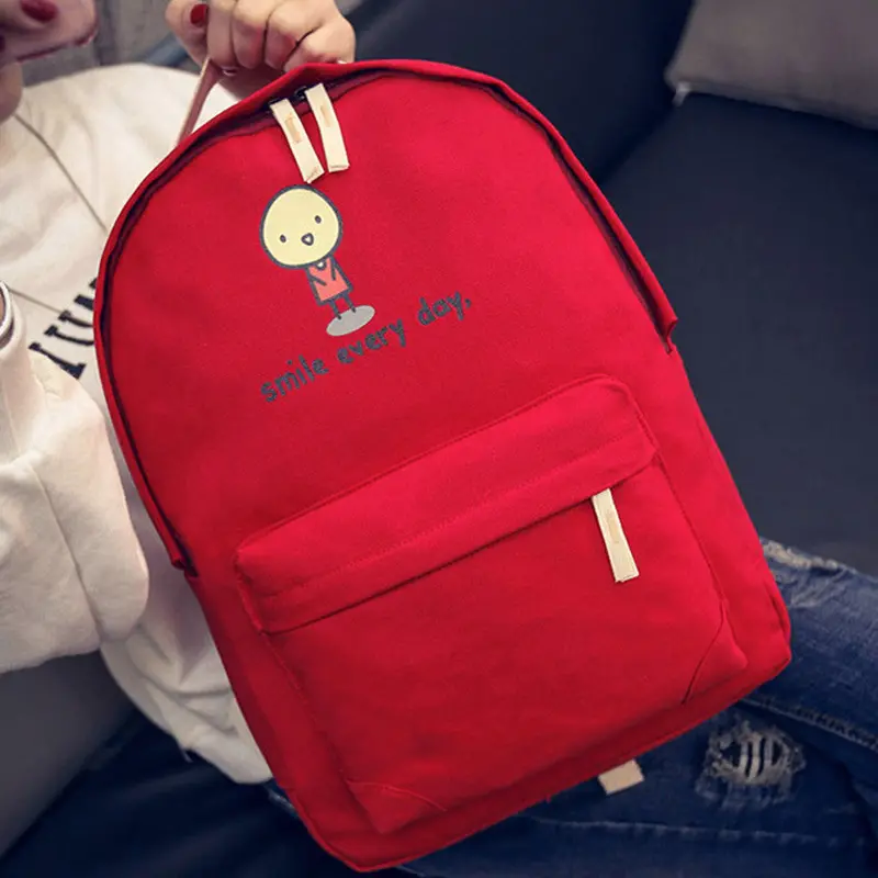 Canvas Backpack Women Rucksack Mochilas Backpacks For Teenage Girls Travel Satchel Mochila Feminina School Bags For Teenagers 3
