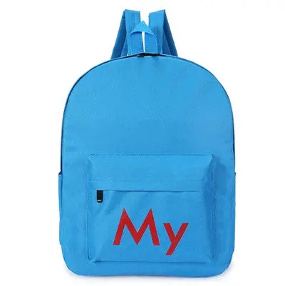 Canvas Backpacks Student School Bag Letter Print Rucksack Women Men Travel Pack Laptop Graffiti Bolsa Mochila 5