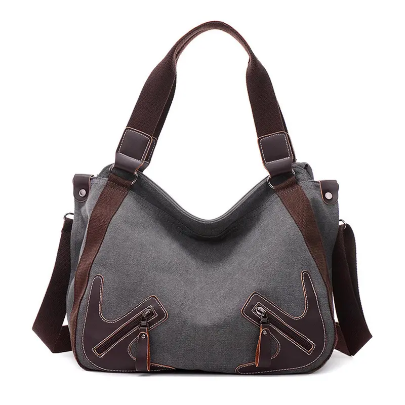 Canvas Bag Women Hbags Patchwork Large Tote Women Shoulder Bag Hbag Sac Femme Casual Bolsos Mujer 3