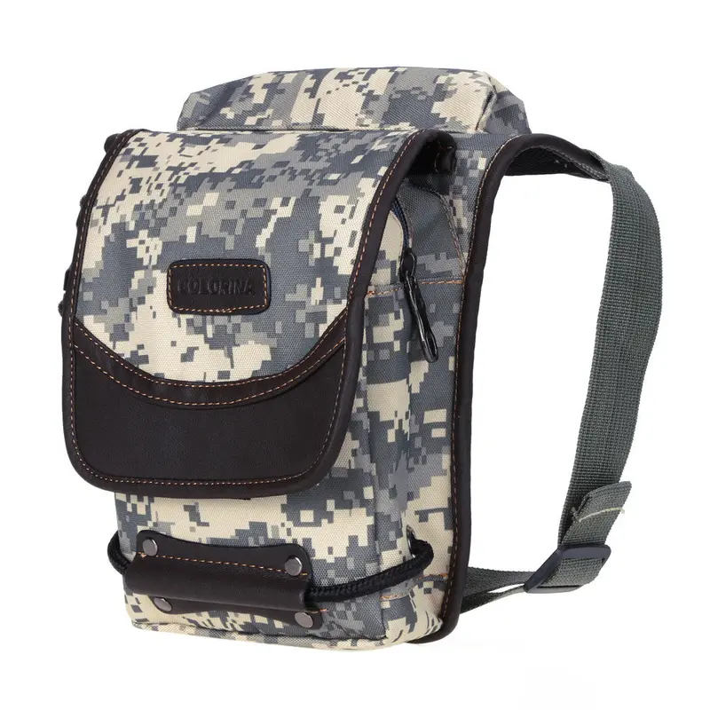 Canvas Drop Waist Leg Bag Waist Pack Male Belt Bicycle And Motorcycle Pack Military Riding Messenger Bag Camouflage Drop Pack 2