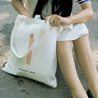 Canvas Women Bag Creative Printing Shoulder Bag Casual Tote Handbag Totes Shopper Travel Beach Bags Bolsas 2