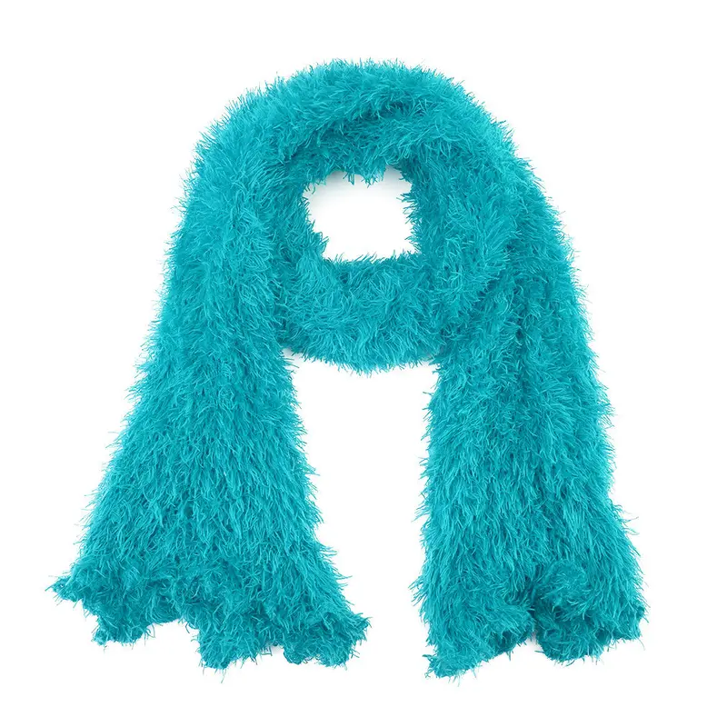 Cappa Scarf Multifunction Pashmina Multi-Perforce Diy Shawls High Elasticity Scarf Stretchy Tippet Practical Gift 4