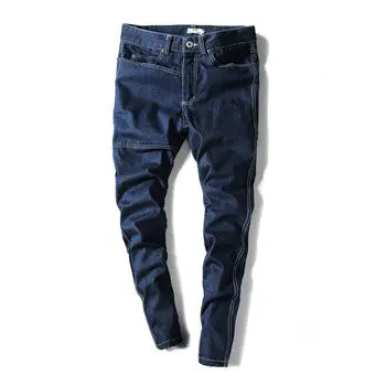 Cargo Pants Denim Jeans Pencil Pants Casual Slim Fit Ankle-Length Pants Trousersoutwear Hombre 1