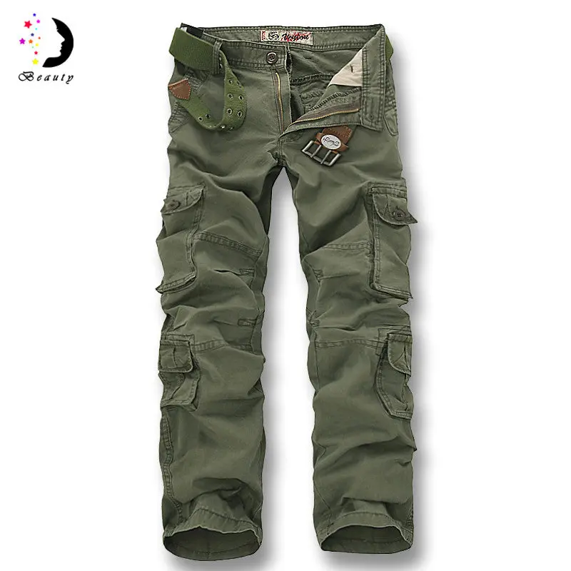 Cargo Pants Warmsports Baggy Pants Cotton Trousers For Camouflage Military Tactical Overalls Hombre 5