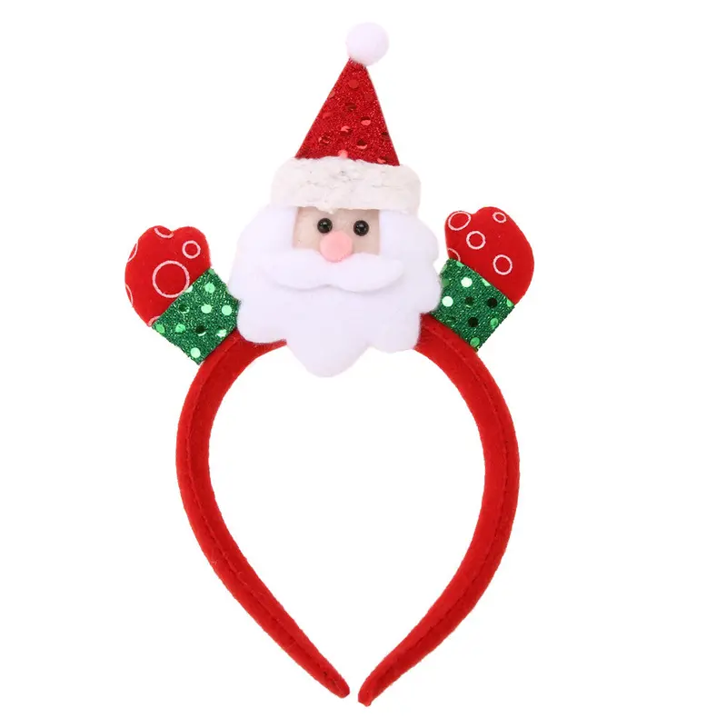Cartoon Flashing Christmas Headband Light Up Hair Band Hair Accessories For Girls Stage Performance Accessories 1