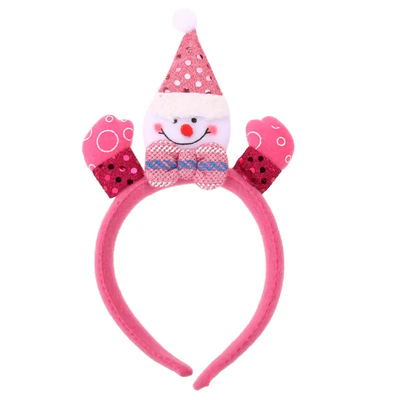 Cartoon Flashing Christmas Headband Light Up Hair Band Hair Accessories For Girls Stage Performance Accessories 2