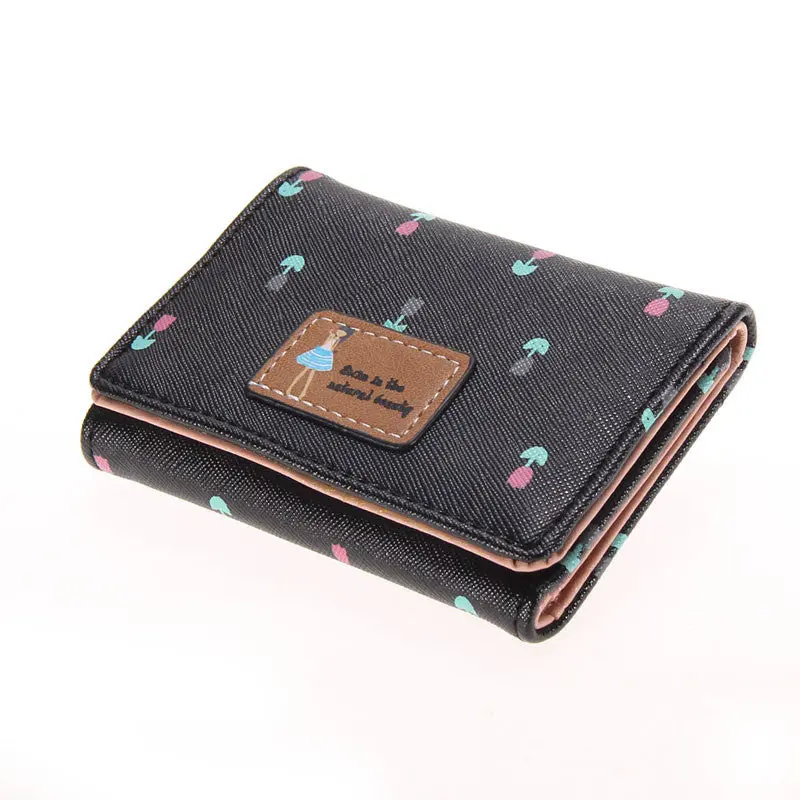 Cartoon Girl Wallet Short Purse Cartoon Purses Lovely Women Wallets 1