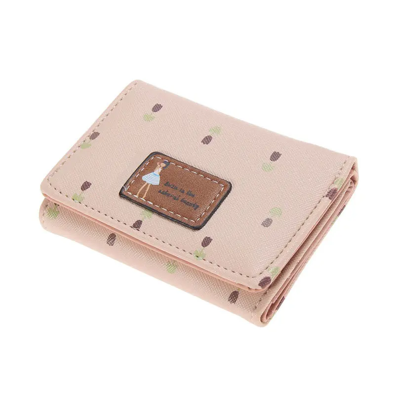 Cartoon Girl Wallet Short Purse Cartoon Purses Lovely Women Wallets 2