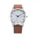 Casual Bayan Saat Dot Leather Band Analog Alloy Quartz Watch Men Watches Feida 2