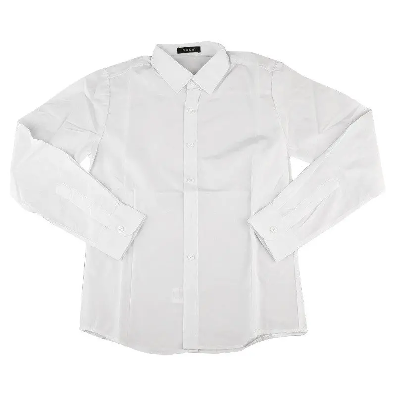 Casual Businessformal Long Sleeve Turn-Down Collar Shirtdesignslim Solid Color Tops 1
