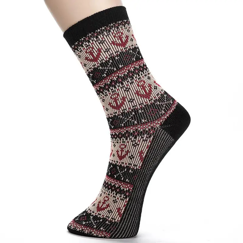 Casual Cotton Socks Design Multi-Color Fashion Dress Mens Women's Socks 1