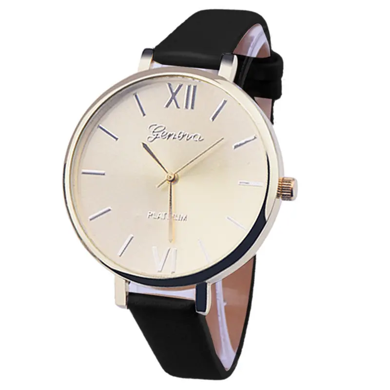 Casual Elegant Faux Leather Watch Women Relojes Thin Slim Vintage Watch Women Dress Watches Bracelet Montre 1