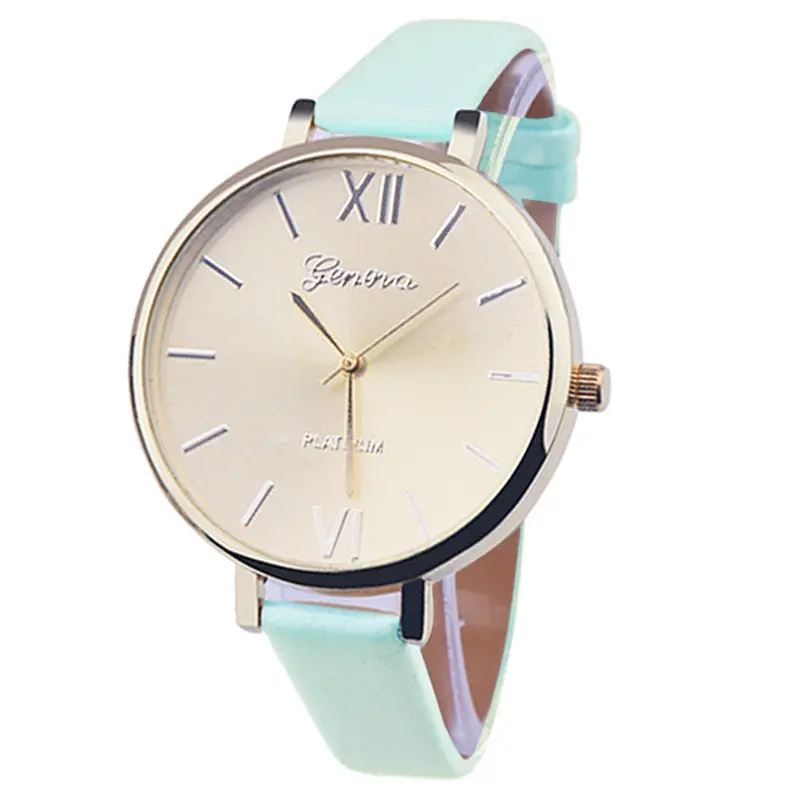 Casual Elegant Faux Leather Watch Women Relojes Thin Slim Vintage Watch Women Dress Watches Bracelet Montre 2