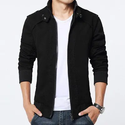 Casual Jacket Solid Falljackets And Coatsjacket Plus Size Khaki 1