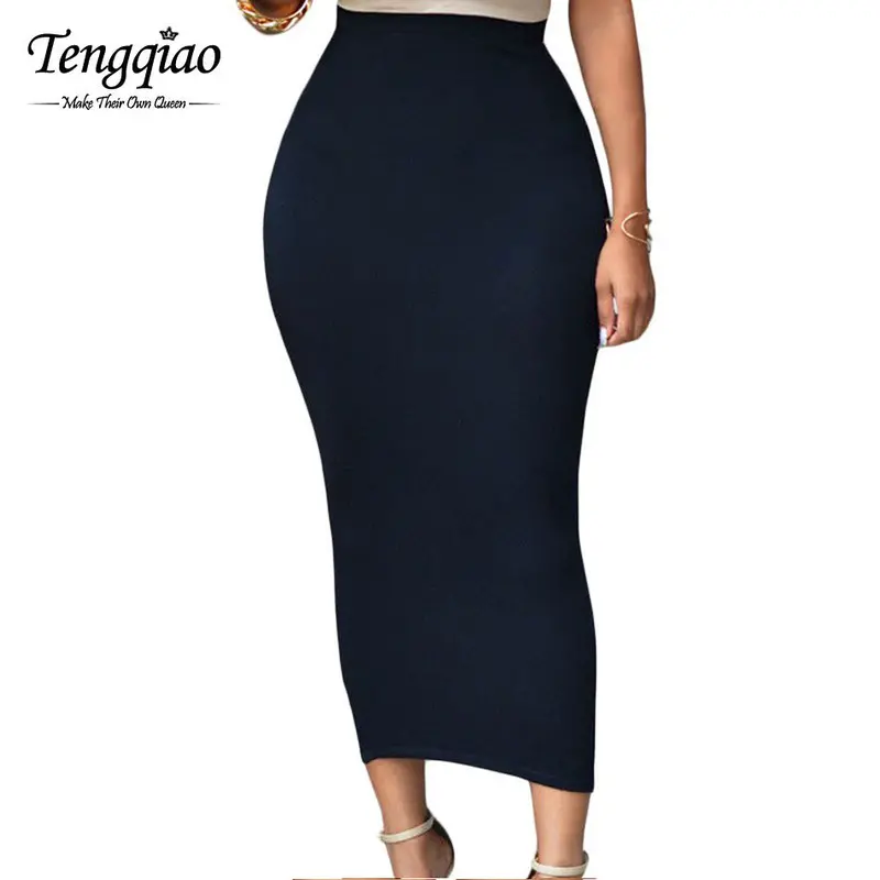 Casual Long Skirt Black High Waist Long Tight Maxi Skirts For Maxi Pencil Long Skirt High Waist 1