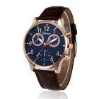 Casual Montre Relogio Masculino De Luxo Pu Leather Band Analog Alloy Quartz Wrist Watch Relojes Hombre Feida 2